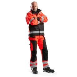 Veste Haute Visibilité Blaklader Light Weight -Vêtements Travail Série veste haute visibilite homme blaklader rouge noir porte