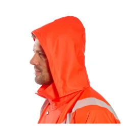 Veste Haute Visibilité Imperméable Sans Doublure Portwest SEALTEX -Vêtements Travail Série veste haute visibilite impermeable sans doublure portwest sealtex orange porte2