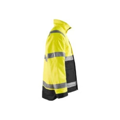 Veste Hiver Haute Visibilité Blaklader Imperméable -Vêtements Travail Série veste hiver haute visibilite blaklader jaune noir cote 5