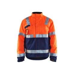 Veste Hiver Blaklader Haute Visibilité -Vêtements Travail Série veste hiver haute visibilite blaklader orange marine