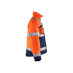 Veste Hiver Blaklader Haute Visibilité -Vêtements Travail Série veste hiver haute visibilite blaklader orange marine cote