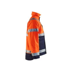 Veste Hiver Haute Visibilité Blaklader Imperméable -Vêtements Travail Série veste hiver haute visibilite blaklader orange marine cote 3