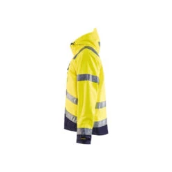 Veste Imperméable Haute Visibilité Blaklader -Vêtements Travail Série veste impermeable haute visibilite blaklader jaune bleu marine cote 2