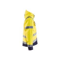 Veste Imperméable Haute Visibilité Blaklader -Vêtements Travail Série veste impermeable haute visibilite blaklader jaune bleu marine cote