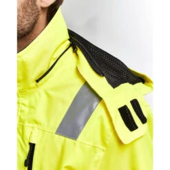 Veste Imperméable Haute Visibilité Blaklader -Vêtements Travail Série veste impermeable haute visibilite blaklader jaune bleu marine detail 2