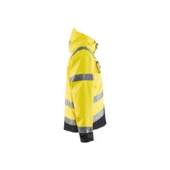 Veste Imperméable Haute Visibilité Blaklader -Vêtements Travail Série veste impermeable haute visibilite blaklader jaune noir cote