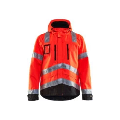 Veste Imperméable Haute Visibilité Blaklader -Vêtements Travail Série veste impermeable haute visibilite blaklader rouge noir