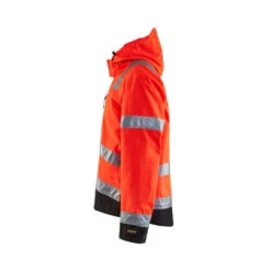 Veste Imperméable Haute Visibilité Blaklader -Vêtements Travail Série veste impermeable haute visibilite blaklader rouge noir cote 2