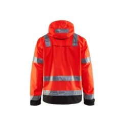 Veste Imperméable Haute Visibilité Blaklader -Vêtements Travail Série veste impermeable haute visibilite blaklader rouge noir dos