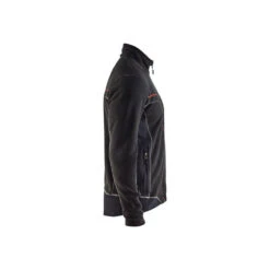 Veste Micropolaire Blaklader Anti Peluches -Vêtements Travail Série veste micropolaire blaklader noir cote 1