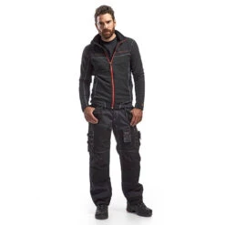 Veste Micropolaire Blaklader Anti Peluches -Vêtements Travail Série veste micropolaire blaklader noir porte