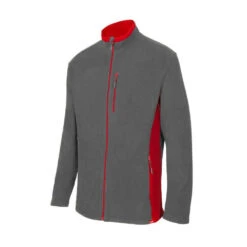 Veste Polaire Bicolore VELILLA -Vêtements Travail Série veste polaire bicolore velilla gris rouge