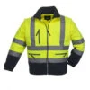 Veste Polaire Haute Visibilité Manches Amovibles Coverguard STATION POLAR FLEECE -Vêtements Travail Série veste polaire haute visibilite coverguard station polar fleece jaune marine 1