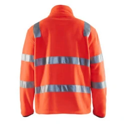 Veste Polaire Haute Visibilité Homme Blaklader Classe 3 -Vêtements Travail Série veste polaire haute visibilite homme blaklader rouge fluo dos