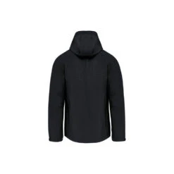 Veste Softshell A Capuche Amovible KARIBAN -Vêtements Travail Série veste softshell a capuche amovible kariban noir dos