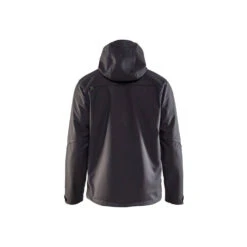 Veste Softshell à Capuche Blaklader -Vêtements Travail Série veste softshell a capuche blaklader gris fonce vert dos