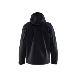 Veste Softshell à Capuche Blaklader -Vêtements Travail Série veste softshell a capuche blaklader noir argent dos