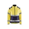 Veste Softshell Blaklader Haute Visibilité Double Couche -Vêtements Travail Série veste softshell haute visibilite blaklader jaune marine 2