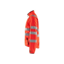 Veste Softshell Blaklader Haute Visibilité -Vêtements Travail Série veste softshell haute visibilite blaklader rouge fluo cote 2
