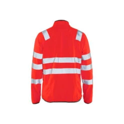 Veste Softshell Blaklader Haute Visibilité -Vêtements Travail Série veste softshell haute visibilite blaklader rouge fluo dos