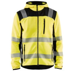 Veste Tricotée Haute Visibilité Blaklader Bicolore -Vêtements Travail Série veste tricotee haute visibilite blaklader jaune fluo noir