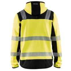 Veste Tricotée Haute Visibilité Blaklader Bicolore -Vêtements Travail Série veste tricotee haute visibilite blaklader jaune fluo noir dos