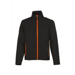 Veste Softshell Bicolore Penduick Magellan Homme 15 Veste Softshell Bicolore Penduick Magellan Homme -Vêtements Travail Série veste softshell 2 couches penduick magellan homme noir orange
