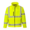 Veste Softshell Haute Visibilité Portwest Classic Hi Vis -Vêtements Travail Série veste softshell haute visibilit portwest s424 jaune