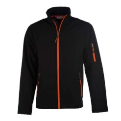 Veste Softshell Pen Duick Atlantic Men -Vêtements Travail Série veste softshell pen duick atlantic noir orange
