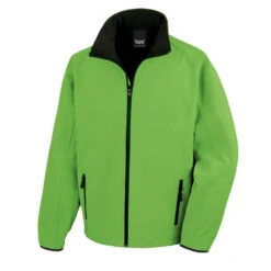 Veste Softshell Homme Result Core Printable -Vêtements Travail Série veste softshell result core verte