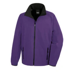Veste Softshell Homme Result Core Printable -Vêtements Travail Série veste softshell result core violet